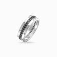 Ring eternity classic black from the  collection in the THOMAS SABO online store