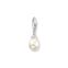 Pendentif Charm perle blanche argent de la collection Charm Club dans la boutique en ligne de THOMAS SABO