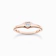 Ring heart rose gold from the Charming Collection collection in the THOMAS SABO online store