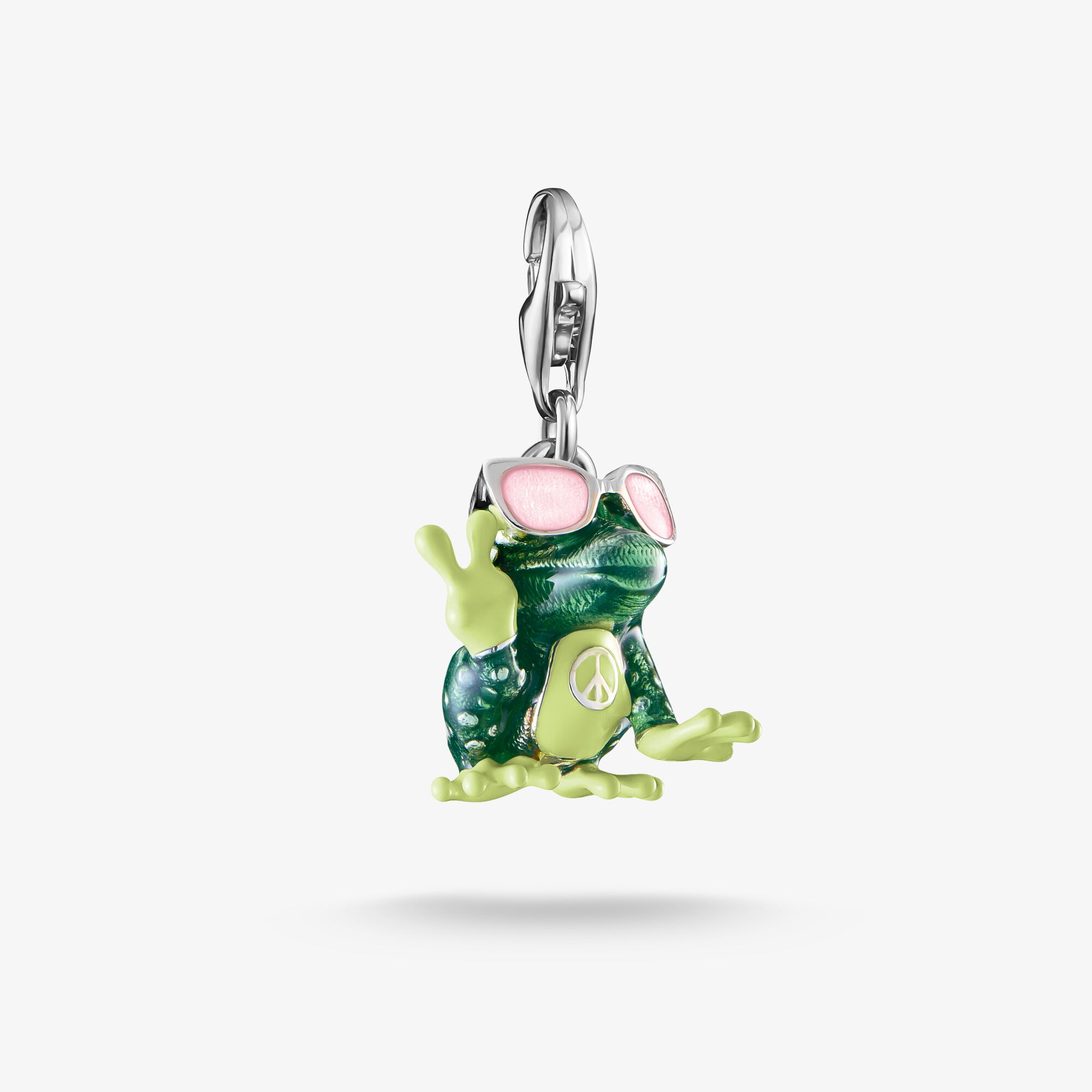 THOMAS SABO Charm-Anhänger Frosch Silber, Sterlingsilber, Größe: one size, Damen