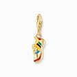 Gold-plated member charm pendant sports shoe with colourful cold enamel from the Charm Club collection in the THOMAS SABO online store