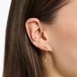 Clou d&#39;oreille unique avec pendentif pierre long or de la collection Charming Collection dans la boutique en ligne de THOMAS SABO