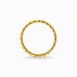 Ring Krone Bl&auml;tter gold aus der  Kollektion im Online Shop von THOMAS SABO