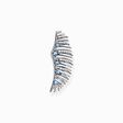 Brooch phoenix wing with blue stones silver from the  collection in the THOMAS SABO online store