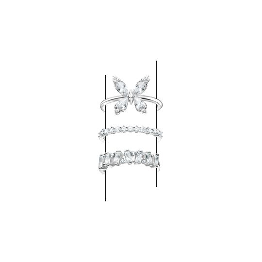 Jewellery set ring stacking butterfly silver from the  collection in the THOMAS SABO online store