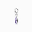 Charm pendant yin &amp; yang purple from the Charm Club collection in the THOMAS SABO online store