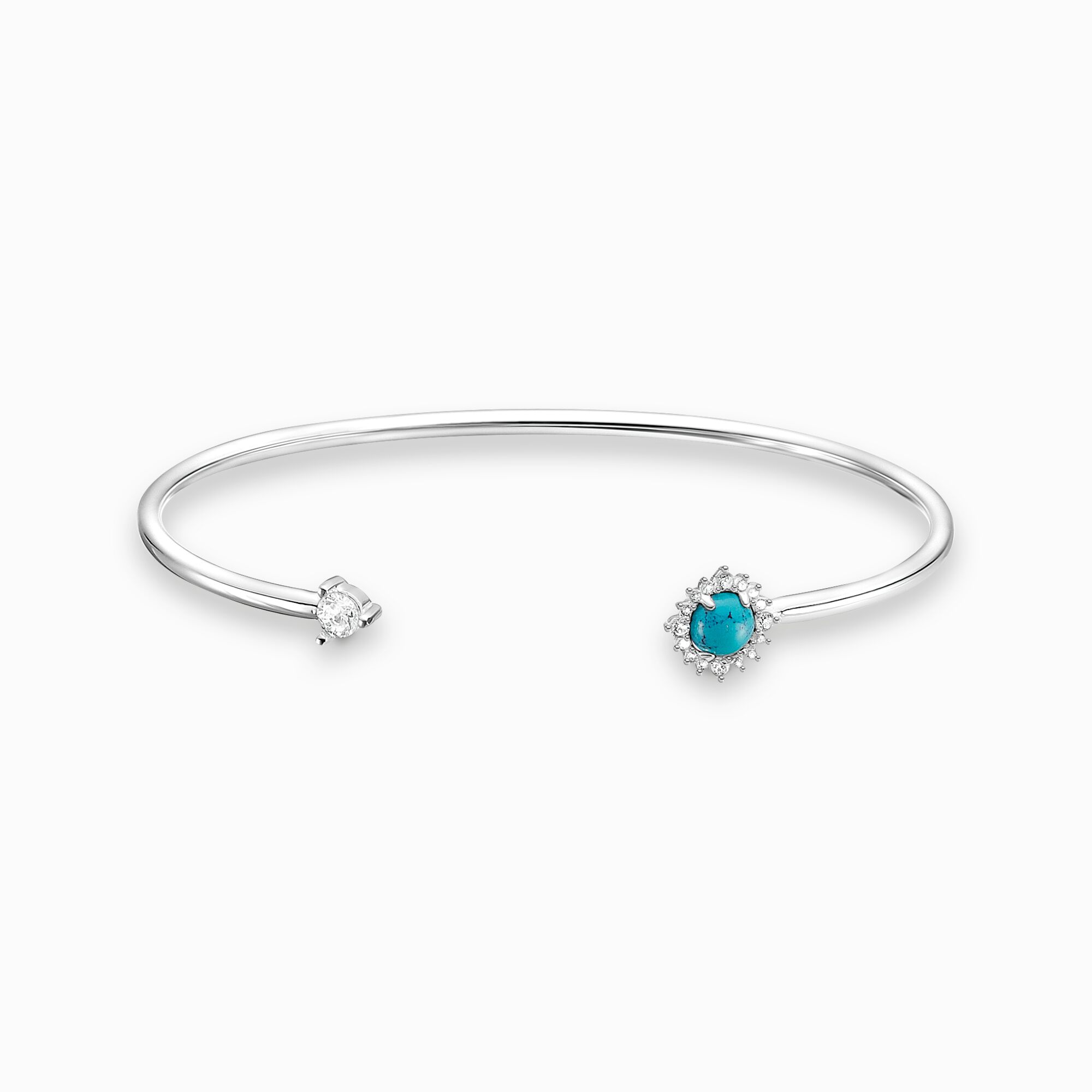 Bracelet jonc pierre turquoise de la collection Charming Collection dans la boutique en ligne de THOMAS SABO