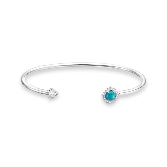 Bracelet jonc pierre turquoise de la collection Charming Collection dans la boutique en ligne de THOMAS SABO