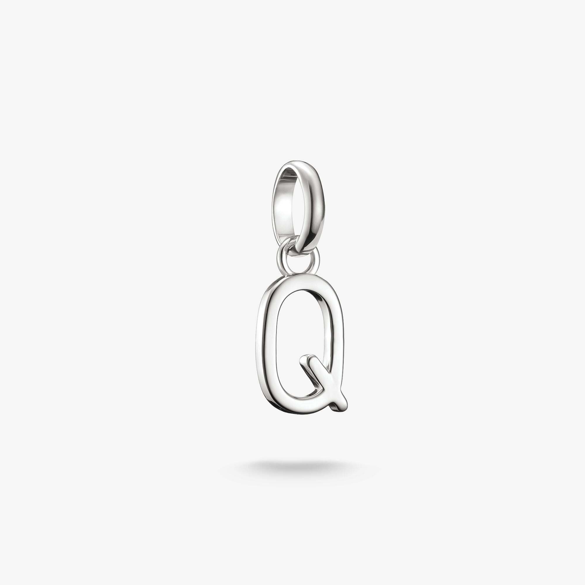 THOMAS SABO Pendentif Charm lettre Q Connect argent Argent sterling, Taille: one size, pour femme