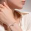 Armband wei&szlig;e Perlen mit Herz Pav&eacute; aus der Charming Collection Kollektion im Online Shop von THOMAS SABO