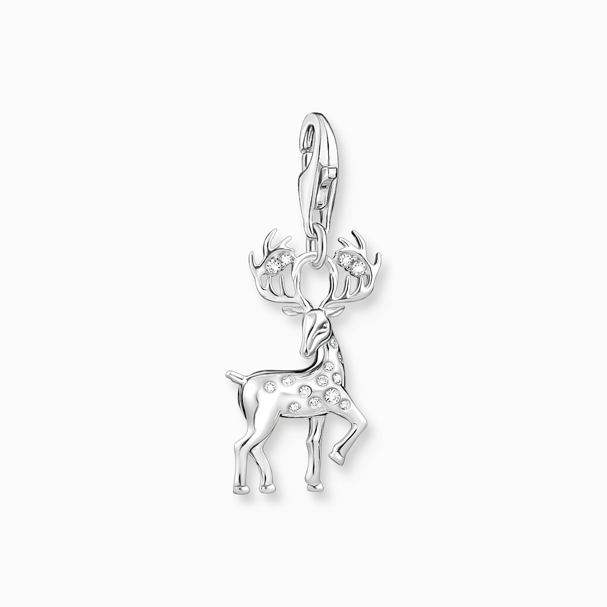 Charm-h&auml;ngsmycke hjort silver ur kollektionen Charm Club i THOMAS SABO:s onlineshop