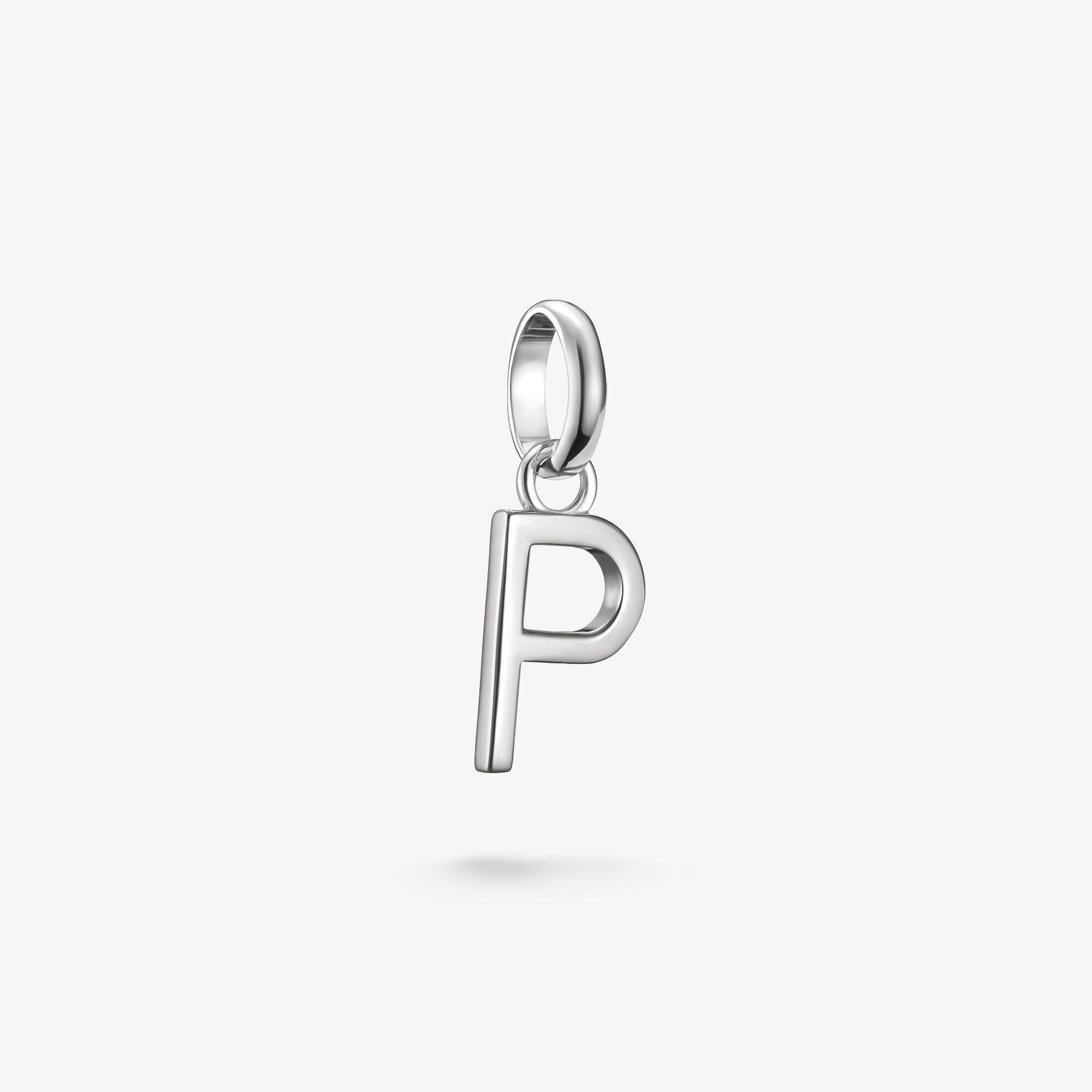 THOMAS SABO Pendentif Charm Lettre P Connect argent Argent sterling, Taille: one size, pour femme