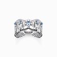Bague ailes de ph&eacute;nix avec pierres bleues argent de la collection  dans la boutique en ligne de THOMAS SABO