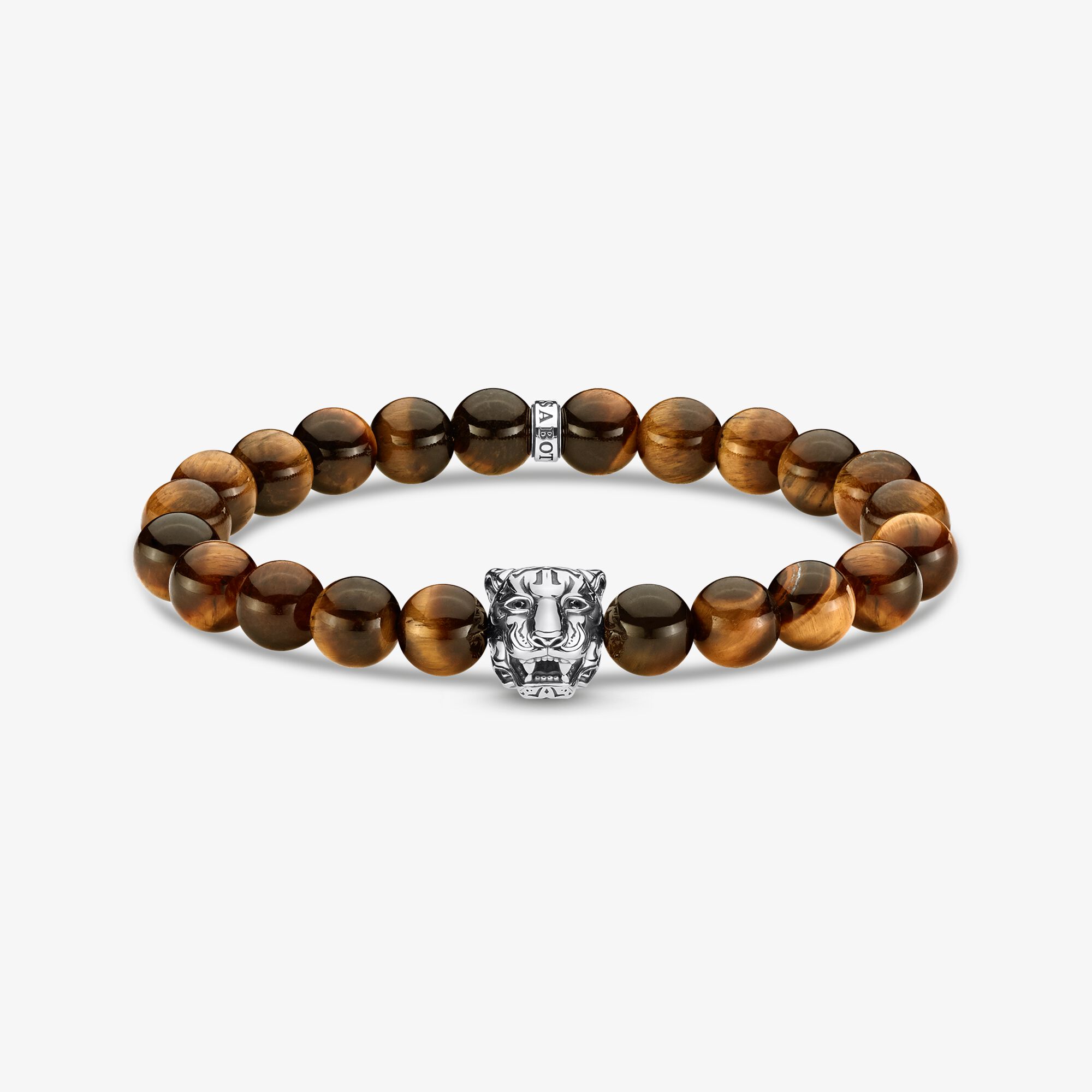 THOMAS SABO Armband Tiger, Sterlingsilber geschwärzt, Größe: 18 cm, Unisex