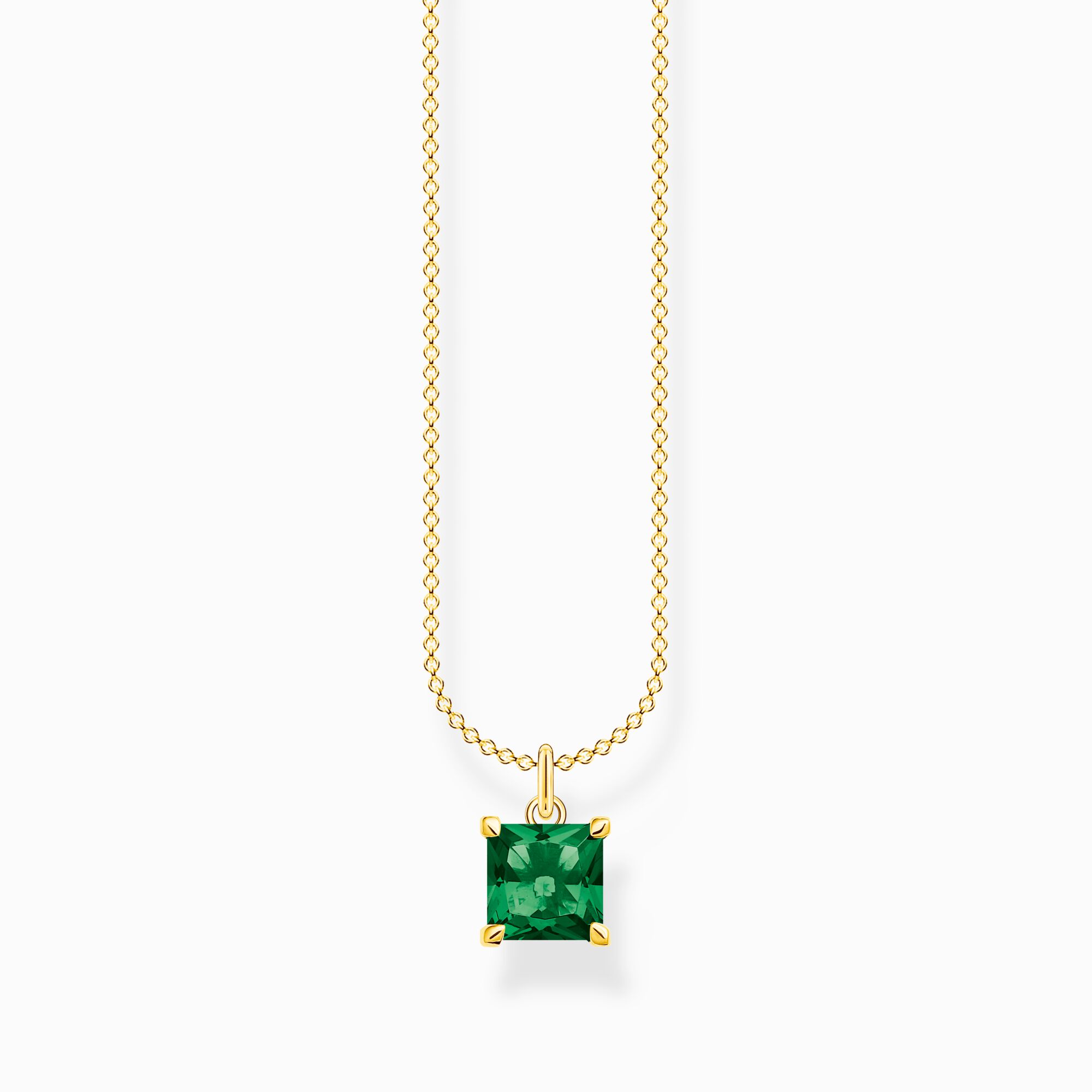 Cha&icirc;ne avec pierre vertes or de la collection Charming Collection dans la boutique en ligne de THOMAS SABO