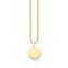 Necklace disc gold from the  collection in the THOMAS SABO online store