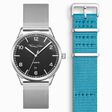 SET CODE TS schwarze Uhr &amp; t&uuml;rkises Armband aus der  Kollektion im Online Shop von THOMAS SABO