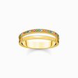 Anillo doble dorado con piedras de colores de la colección Charming Collection en la tienda online de THOMAS SABO