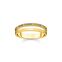 Ring doppelreihig farbige Steine gold aus der Charming Collection Kollektion im Online Shop von THOMAS SABO
