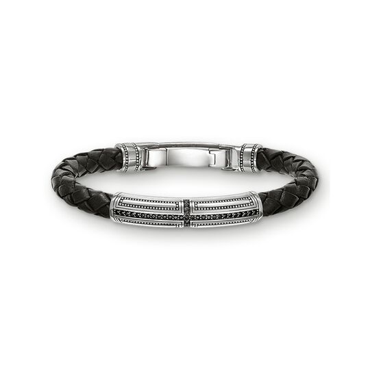 Leather bracelet cross from the  collection in the THOMAS SABO online store
