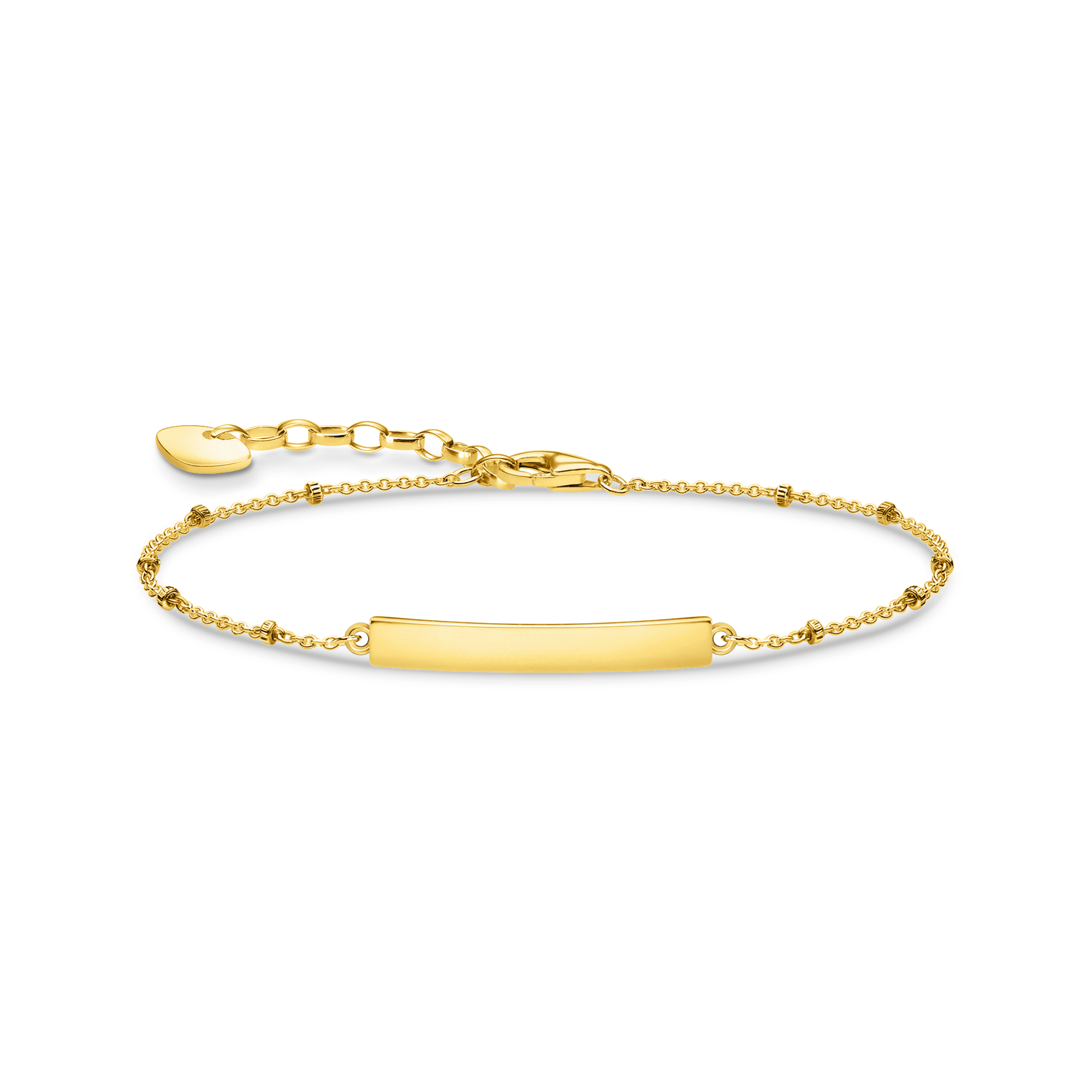 Thomas Sabo Armband klassisch Dots gold mit Gravur gelbgoldfarben A1975-413-39-L19V