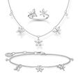 Smyckesset Fj&auml;rilar med vita stenar silver ur kollektionen  i THOMAS SABO:s onlineshop