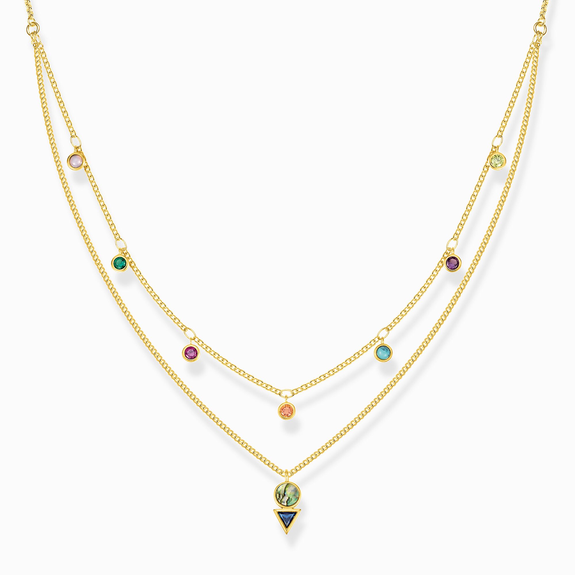 Necklace colourful stones from the  collection in the THOMAS SABO online store