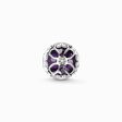 Bead purple lotus flower from the Karma Beads collection in the THOMAS SABO online store