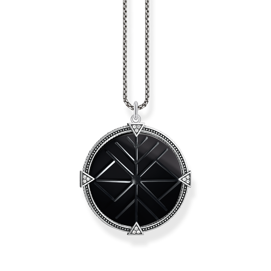 Necklace vintage coin black from the  collection in the THOMAS SABO online store