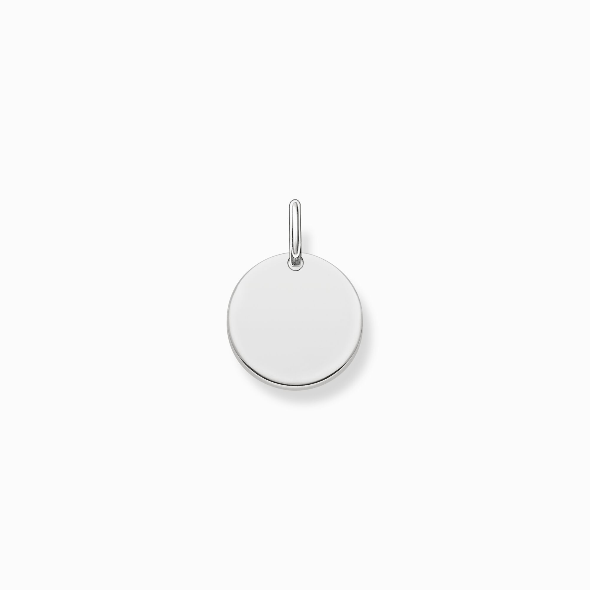Pendant disc small silver from the  collection in the THOMAS SABO online store