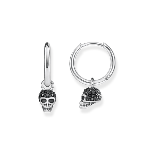 hoop earrings skull from the  collection in the THOMAS SABO online store