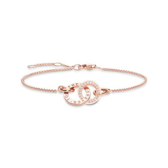 Bracelet Forever Together rose gold from the Glam &amp; Soul collection in the THOMAS SABO online store