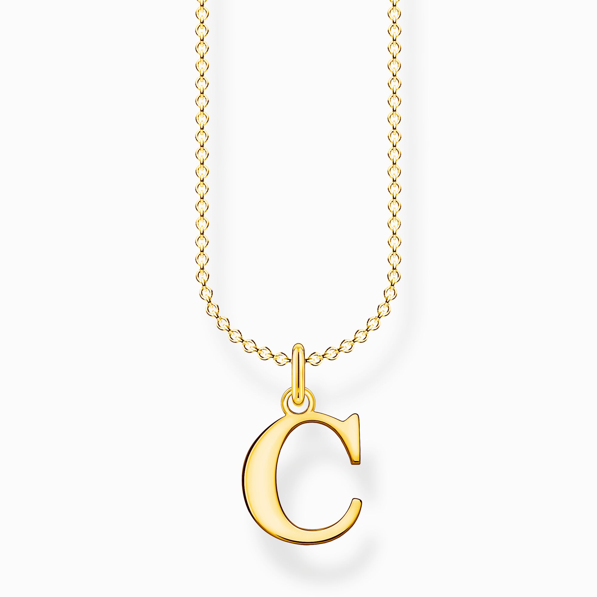 Necklace letter c gold from the Charming Collection collection in the THOMAS SABO online store