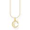 Halsband bokstaven c guld ur kollektionen Charming Collection i THOMAS SABO:s onlineshop