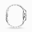 Reloj de se&ntilde;ora Divine Silver con esfera negra y piedras blancas plata de la colección  en la tienda online de THOMAS SABO