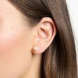 Ear studs pearl rose gold from the  collection in the THOMAS SABO online store