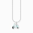 Silver neckalce with motor scooter pendant and cold enamel from the Charming Collection collection in the THOMAS SABO online store