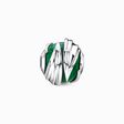 bead leaves malachite silver from the Karma Beads collection in the THOMAS SABO online store