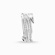 Ring leaves silver from the  collection in the THOMAS SABO online store