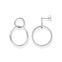 Earrings circles silver from the  collection in the THOMAS SABO online store