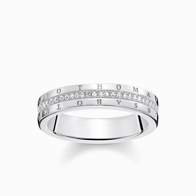 Ring classic white from the  collection in the THOMAS SABO online store