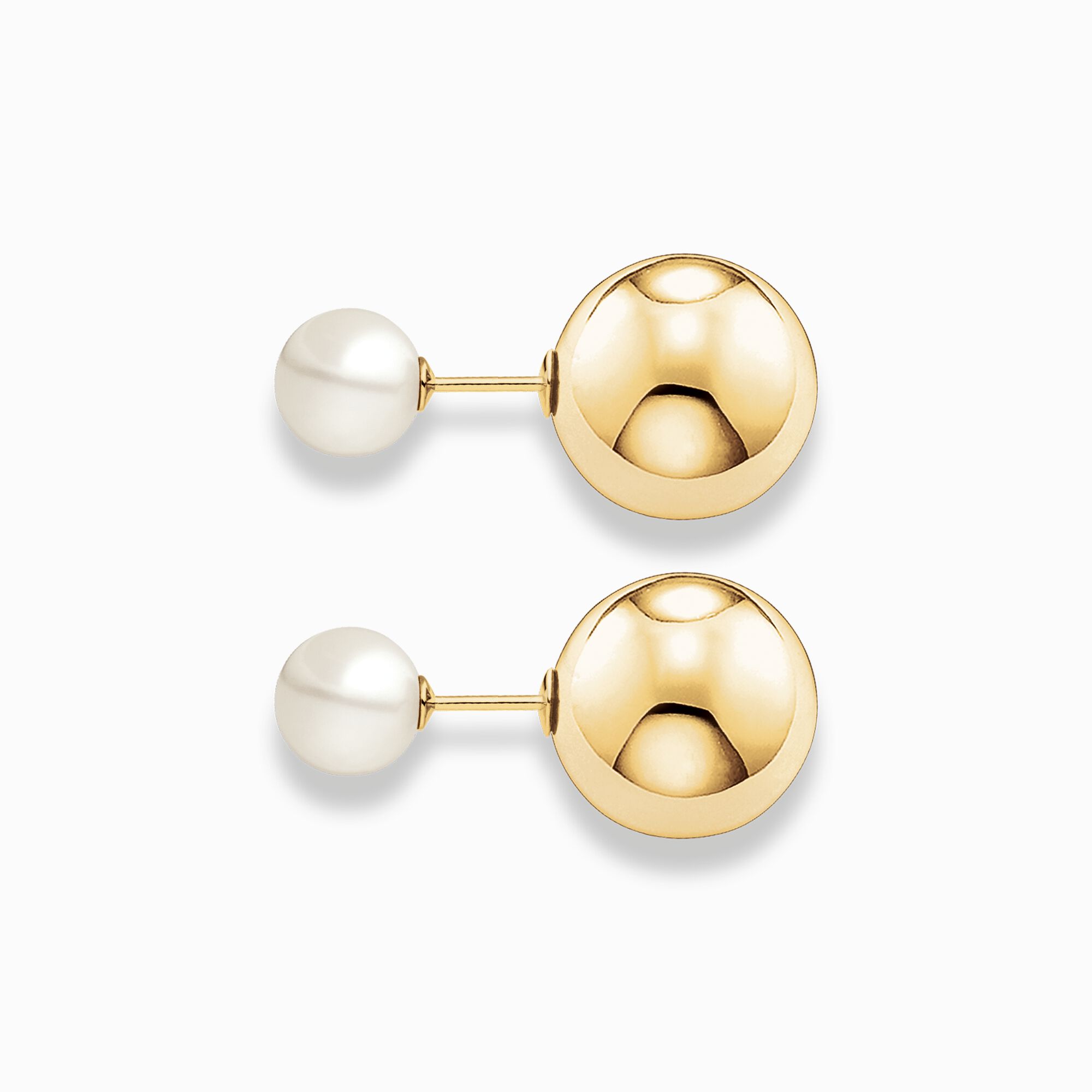 Pendientes doubl&eacute; stud perla de la colección  en la tienda online de THOMAS SABO