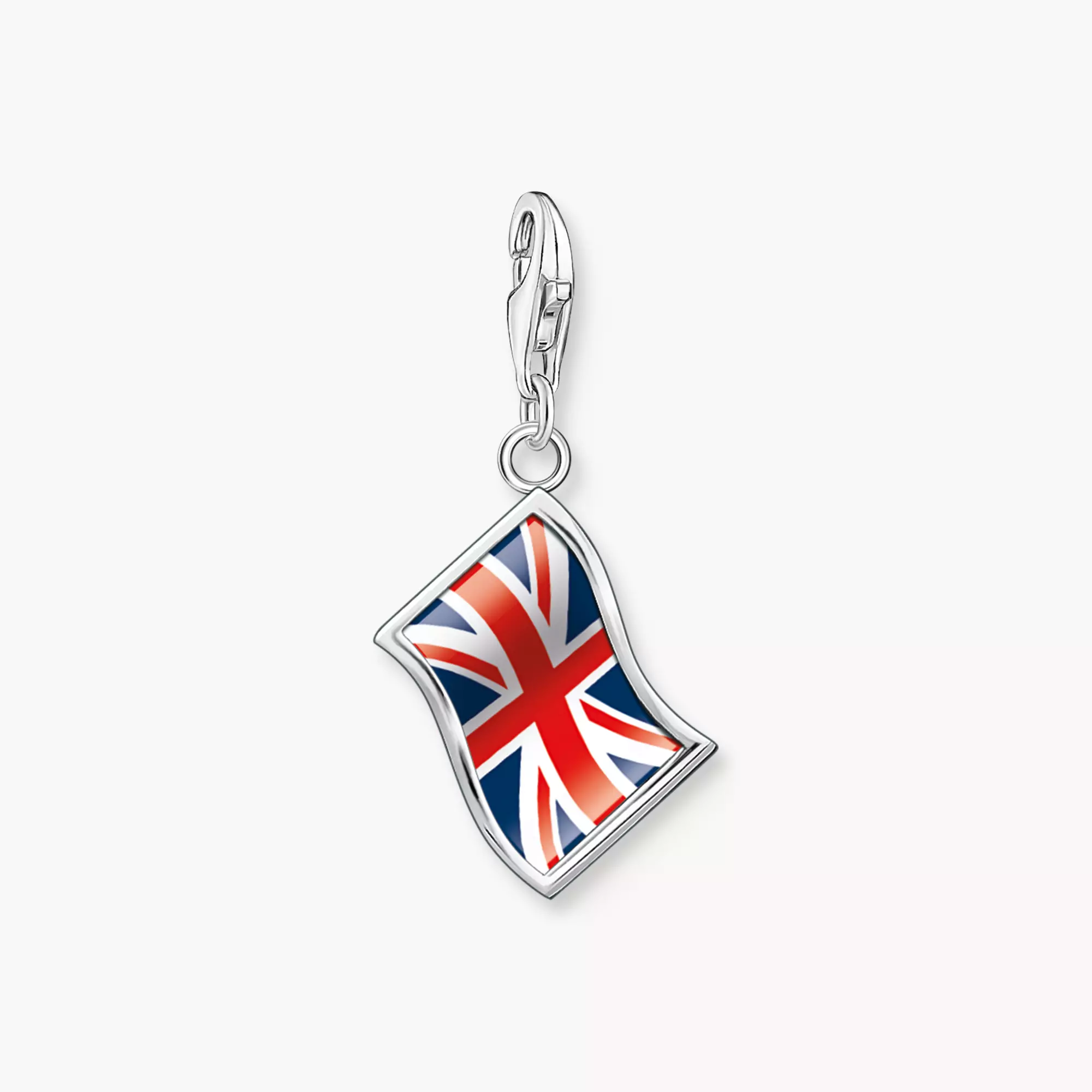 Ciondolo Charm Union Jack In Argento Sterling 925 – Bandiera Britannica, Fatto In Inghilterra - 3