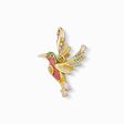 charm pendant colourful hummingbird gold from the Charm Club collection in the THOMAS SABO online store