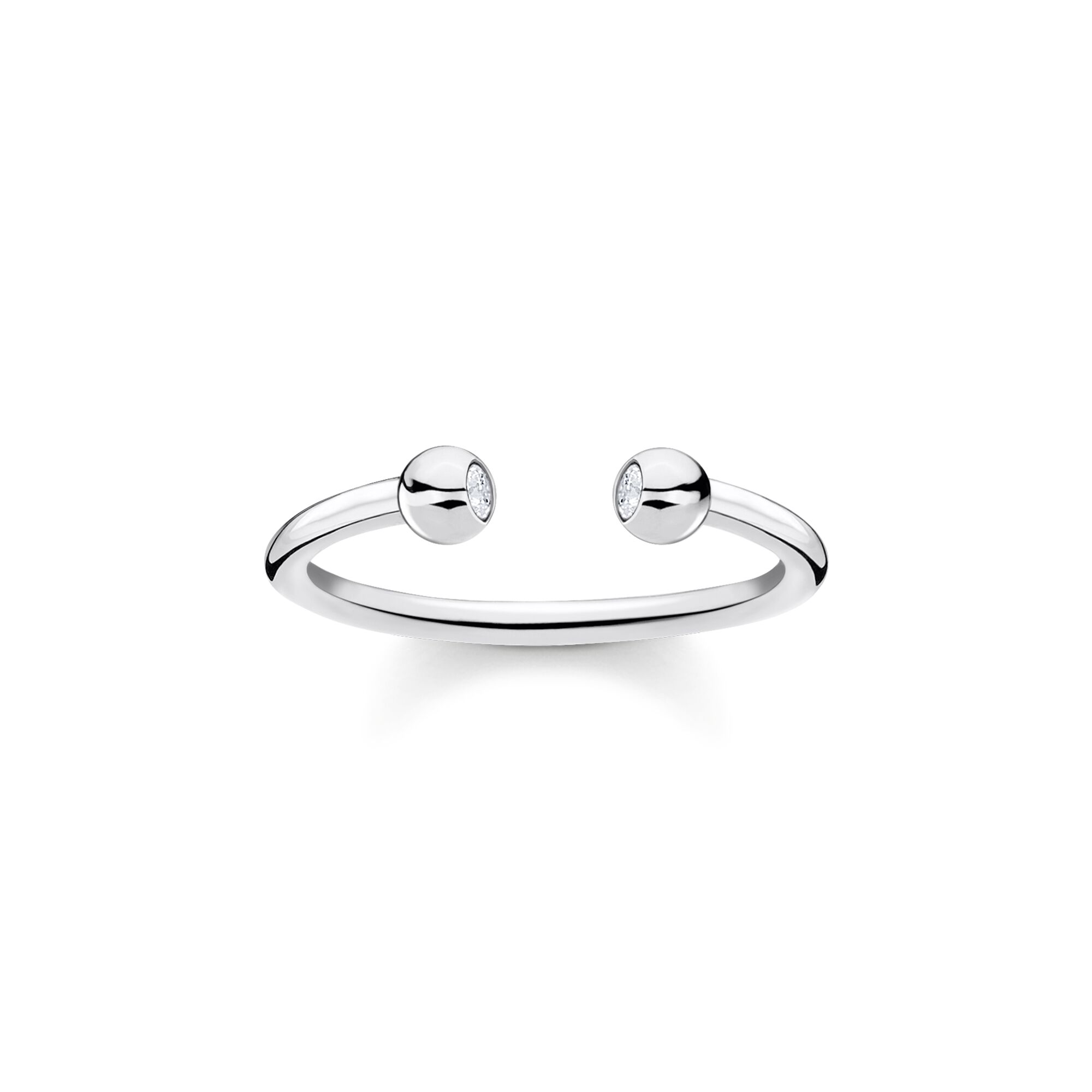 Silver Open Ring In Piercing Style Thomas Sabo