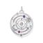 Silver blackened pendant with half-ball and colourful stones from the  collection in the THOMAS SABO online store
