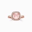 Solitaire ring pink from the  collection in the THOMAS SABO online store