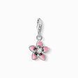 Charm pendant pink flower from the Charm Club collection in the THOMAS SABO online store