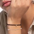 Bracelet perles noires avec pierre blanche de la collection Charming Collection dans la boutique en ligne de THOMAS SABO