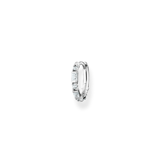 Einzelohrstecker mit weißem Zirkonia, Silber – THOMAS SABO | Ohrstecker